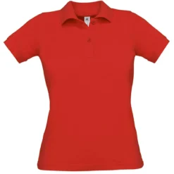 B&C Damen Poloshirt einfarbig aus Baumwolle