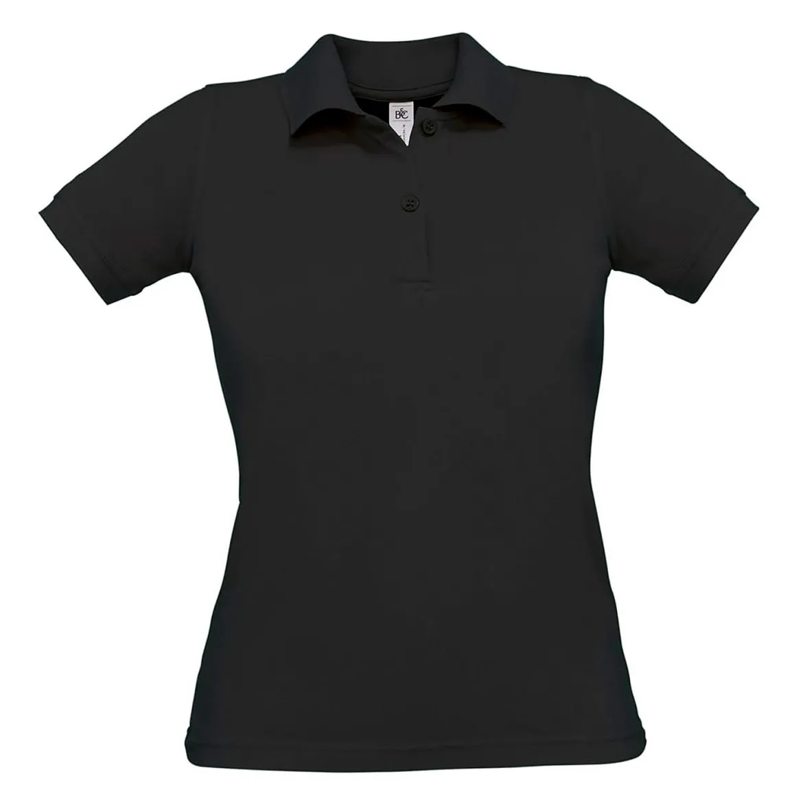 B&C Damen Poloshirt einfarbig aus Baumwolle