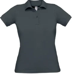 B&C Damen Poloshirt einfarbig aus Baumwolle