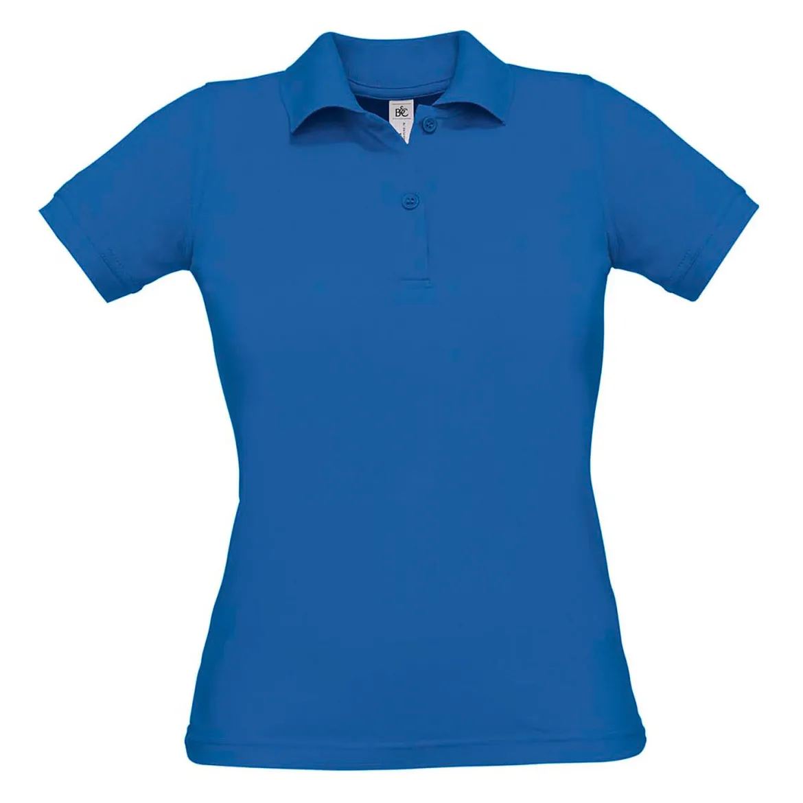 B&C Damen Poloshirt einfarbig aus Baumwolle