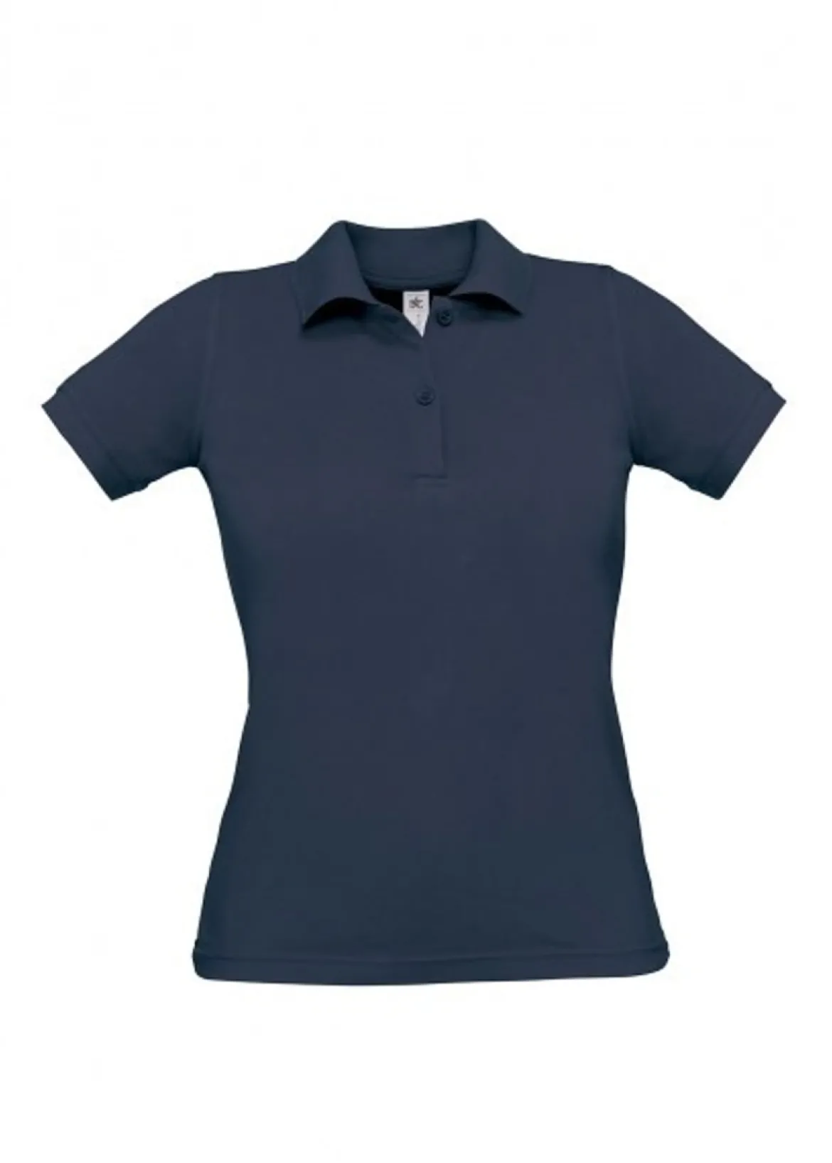B&C Damen Poloshirt einfarbig aus Baumwolle