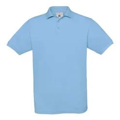 B&C Poloshirt einfarbig aus Baumwolle