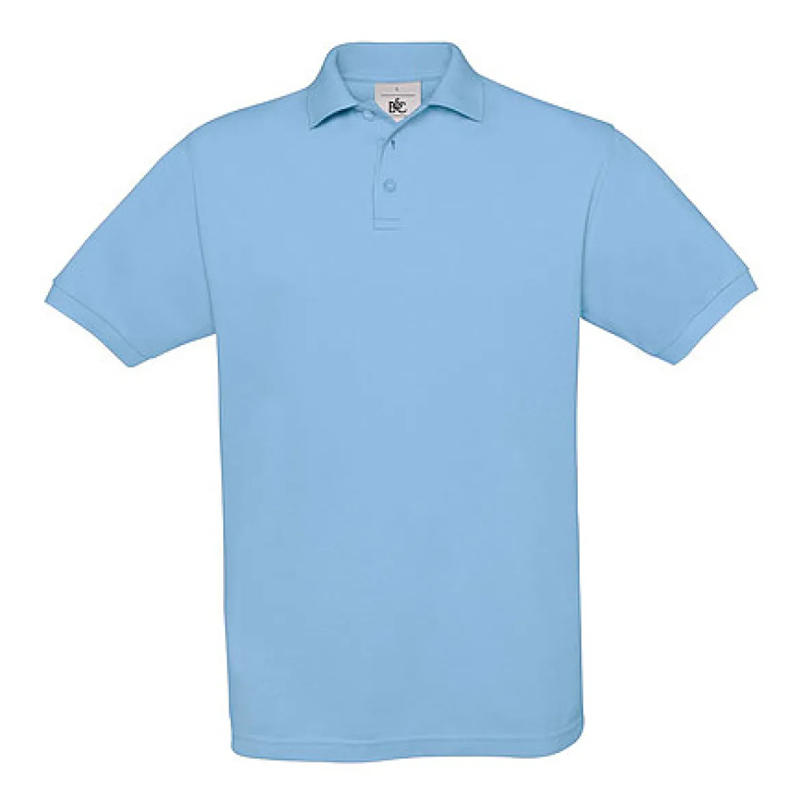 B&C Poloshirt einfarbig aus Baumwolle