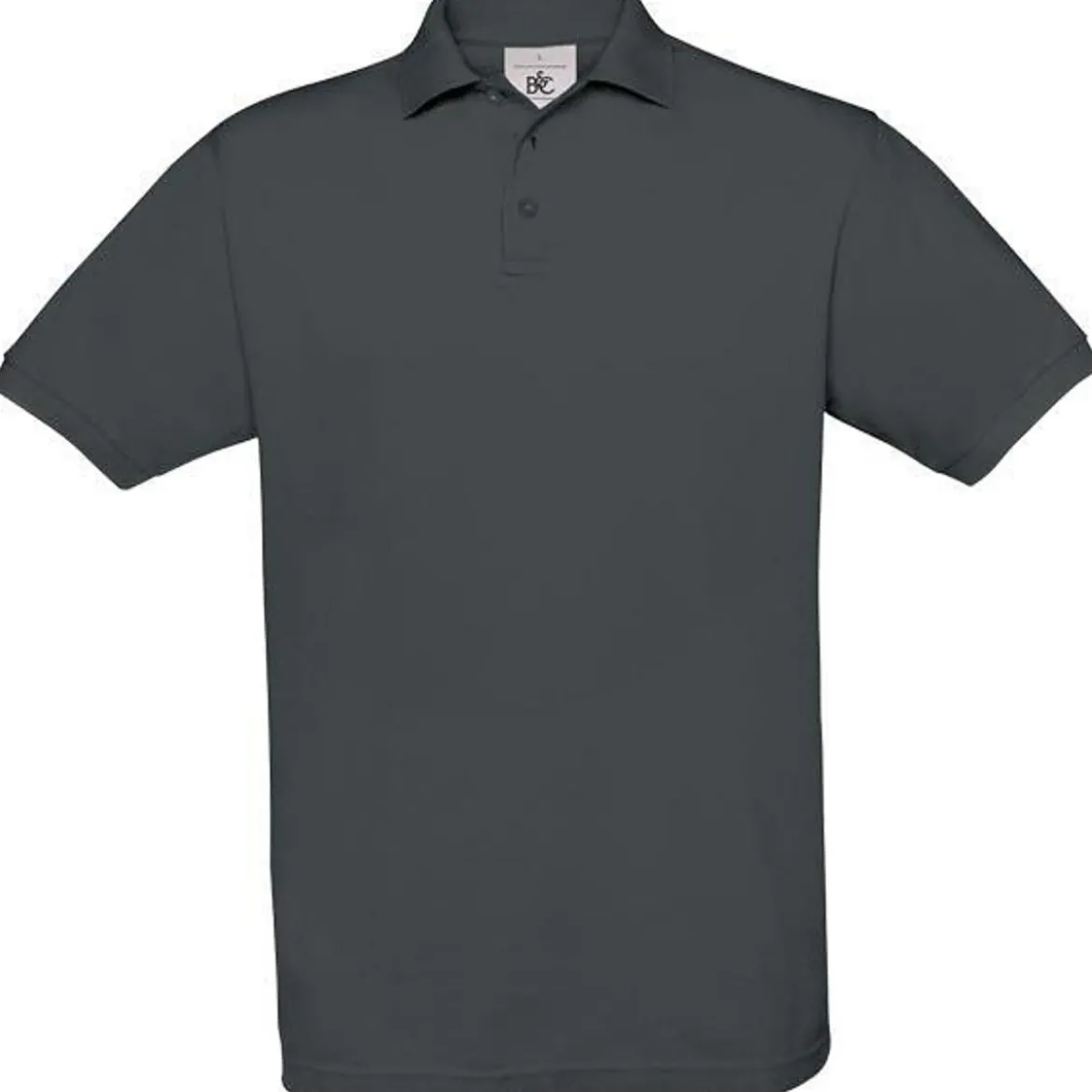 B&C Poloshirt einfarbig aus Baumwolle