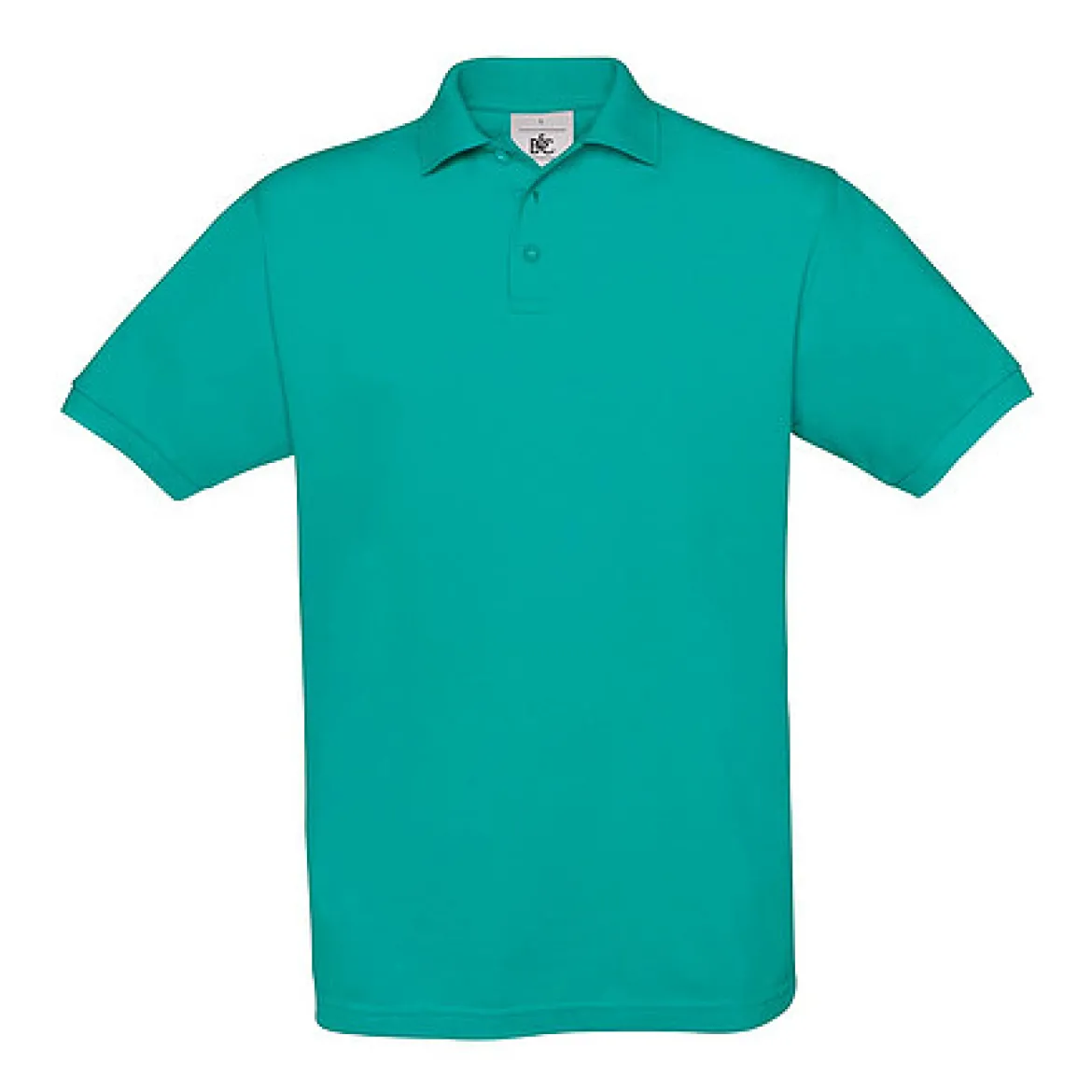B&C Poloshirt einfarbig aus Baumwolle