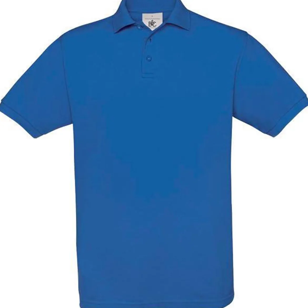 B&C Poloshirt einfarbig aus Baumwolle