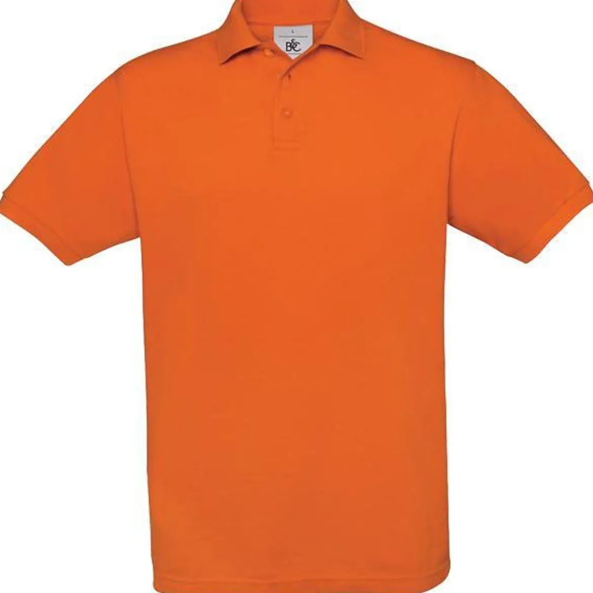 B&C Poloshirt einfarbig aus Baumwolle