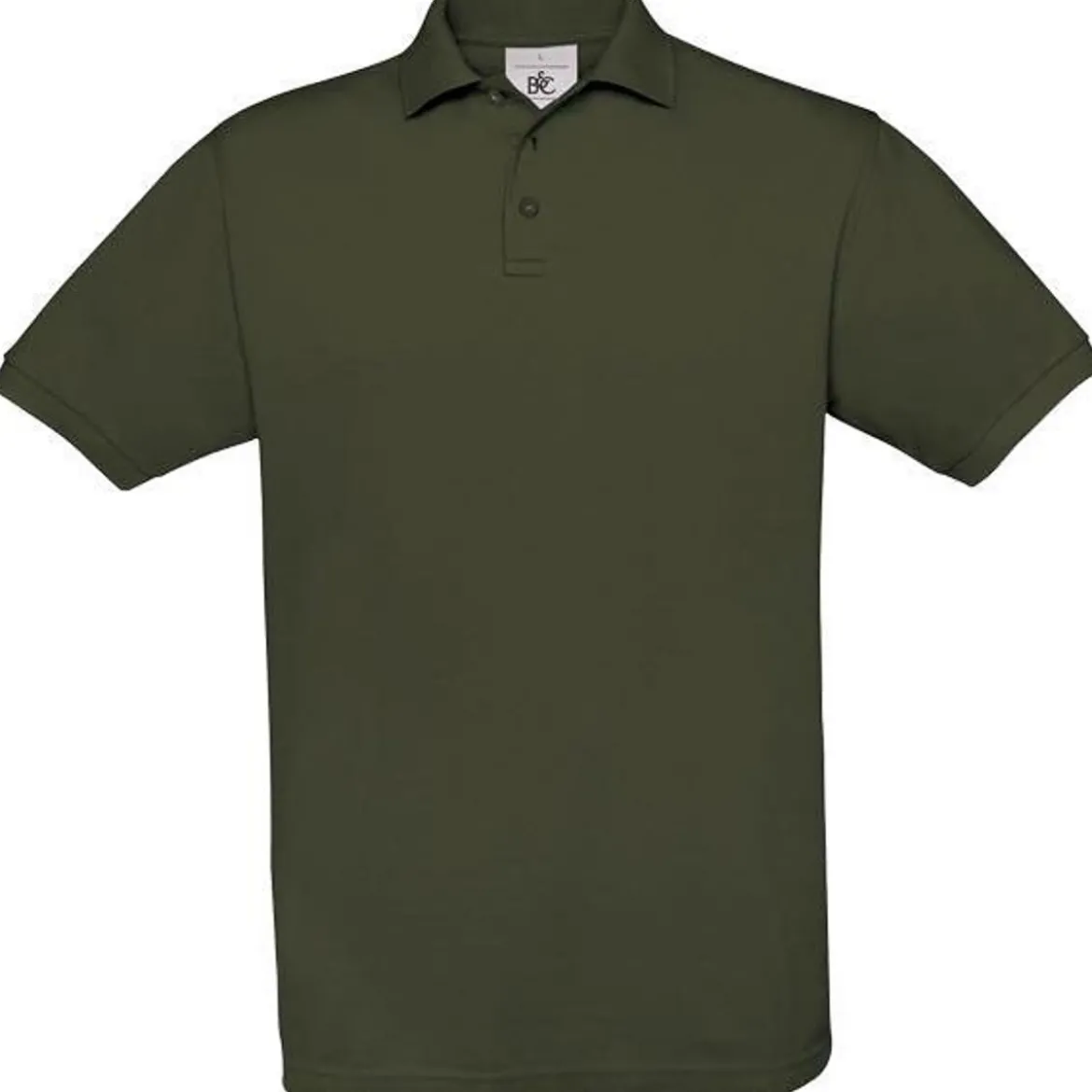 B&C Poloshirt einfarbig aus Baumwolle