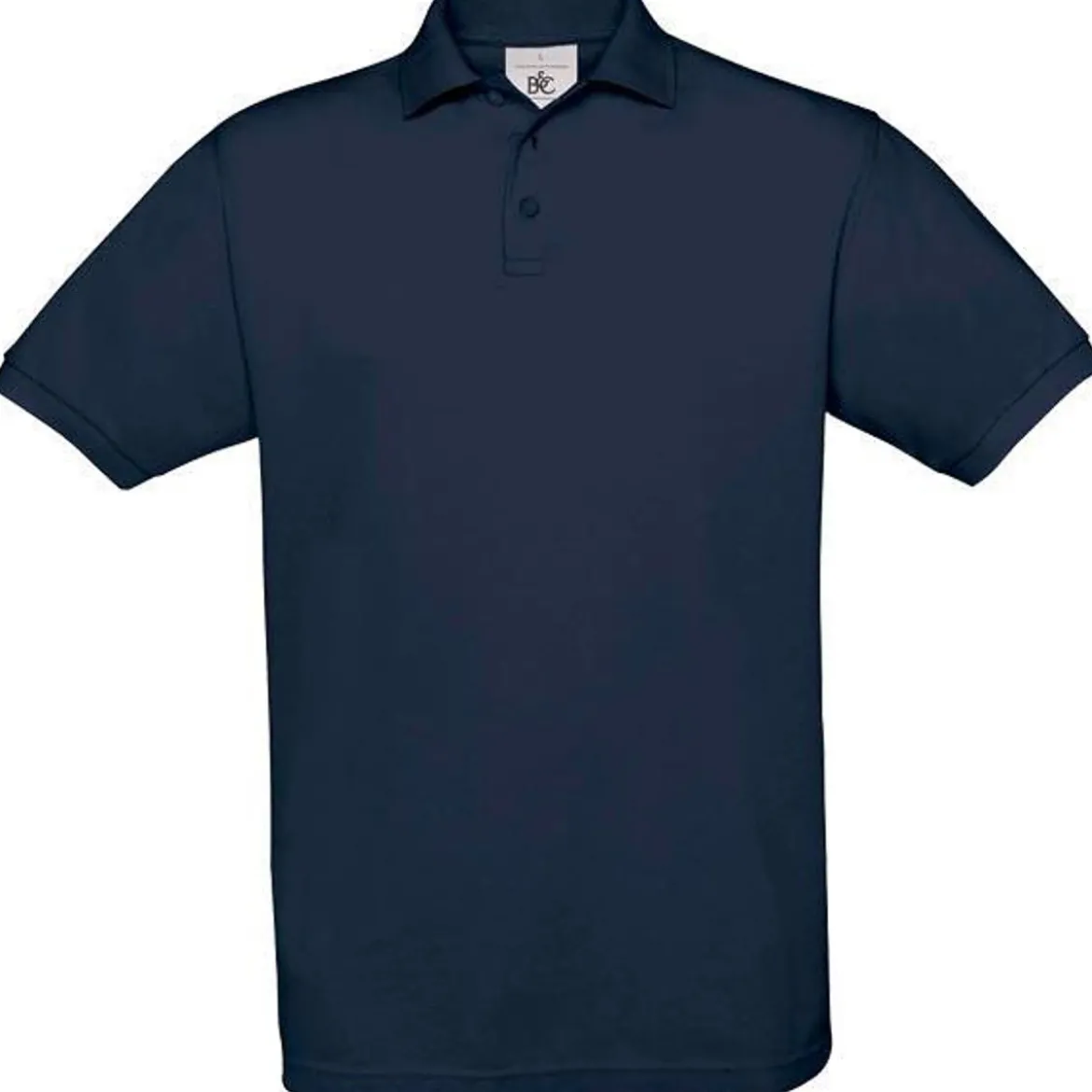 B&C Poloshirt einfarbig aus Baumwolle