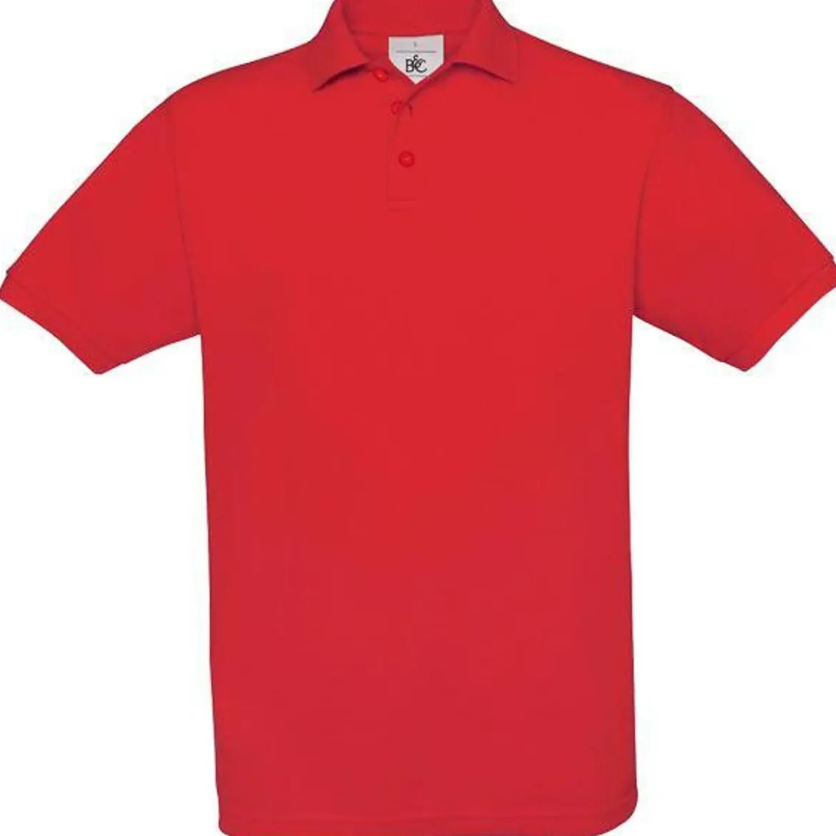 B&C Poloshirt einfarbig aus Baumwolle
