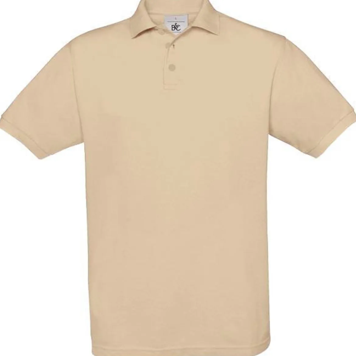 B&C Poloshirt einfarbig aus Baumwolle