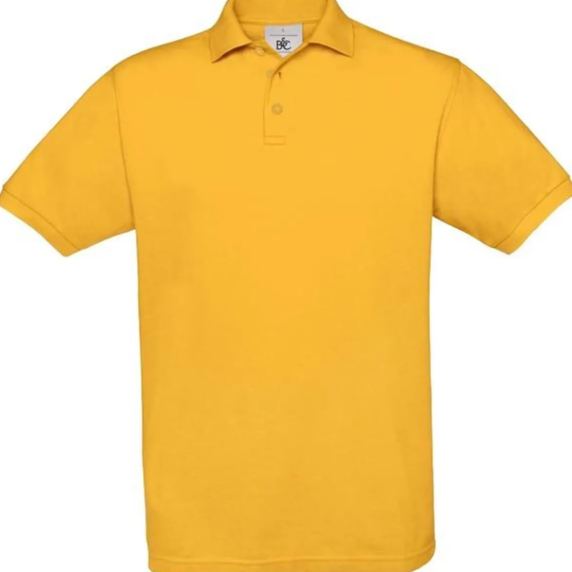 B&C Poloshirt einfarbig aus Baumwolle