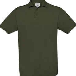 B&C Poloshirt einfarbig aus Baumwolle