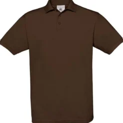B&C Poloshirt einfarbig aus Baumwolle