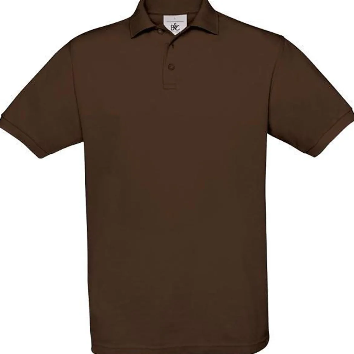 B&C Poloshirt einfarbig aus Baumwolle
