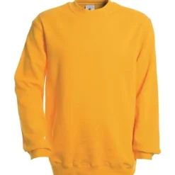 B&C Sweatshirt einfarbig mit Rundhalsausschnitt