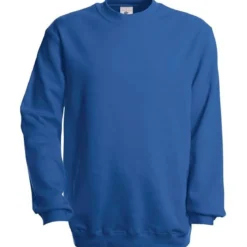 B&C Sweatshirt einfarbig mit Rundhalsausschnitt