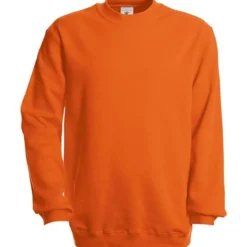 B&C Sweatshirt einfarbig mit Rundhalsausschnitt