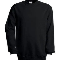 B&C Sweatshirt einfarbig mit Rundhalsausschnitt