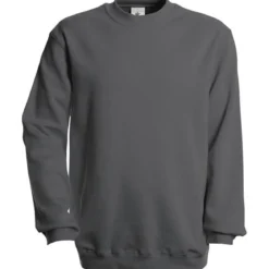 B&C Sweatshirt einfarbig mit Rundhalsausschnitt