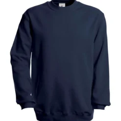B&C Sweatshirt einfarbig mit Rundhalsausschnitt