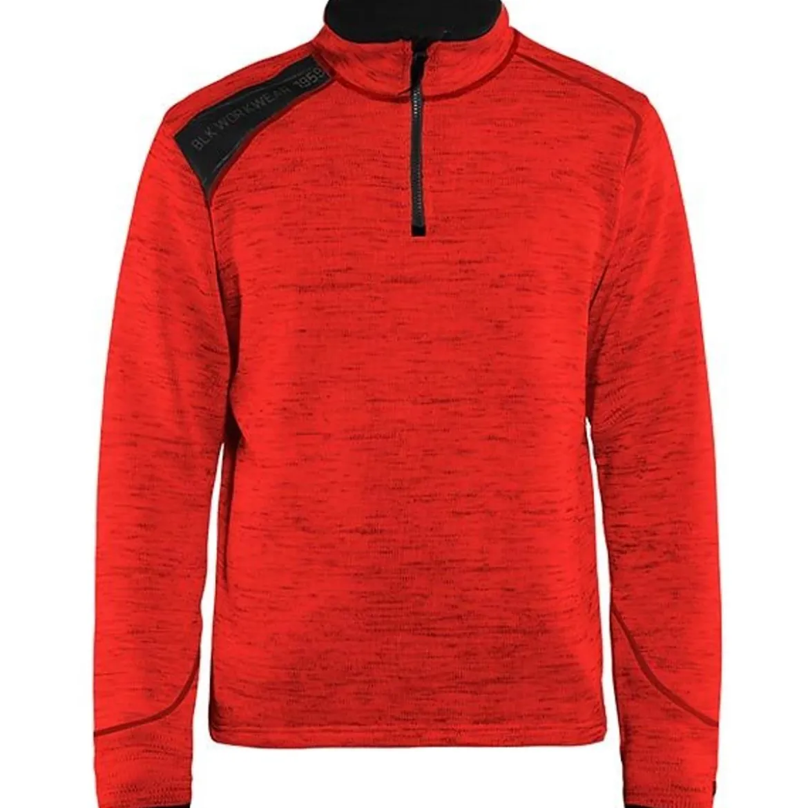 Blakläder gestrickter half-zip Pullover 4943