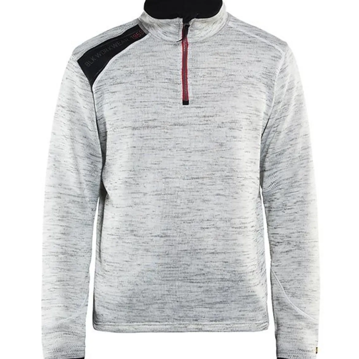 Blakläder gestrickter half-zip Pullover 4943