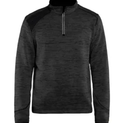 Blakläder gestrickter half-zip Pullover 4943