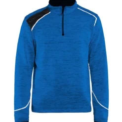 Blakläder gestrickter half-zip Pullover 4943