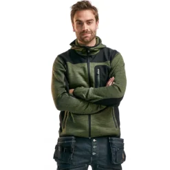 Blakläder Kapuzenjacke Strick Softshell