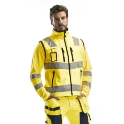 Blakläder Softshell Weste Warnschutz