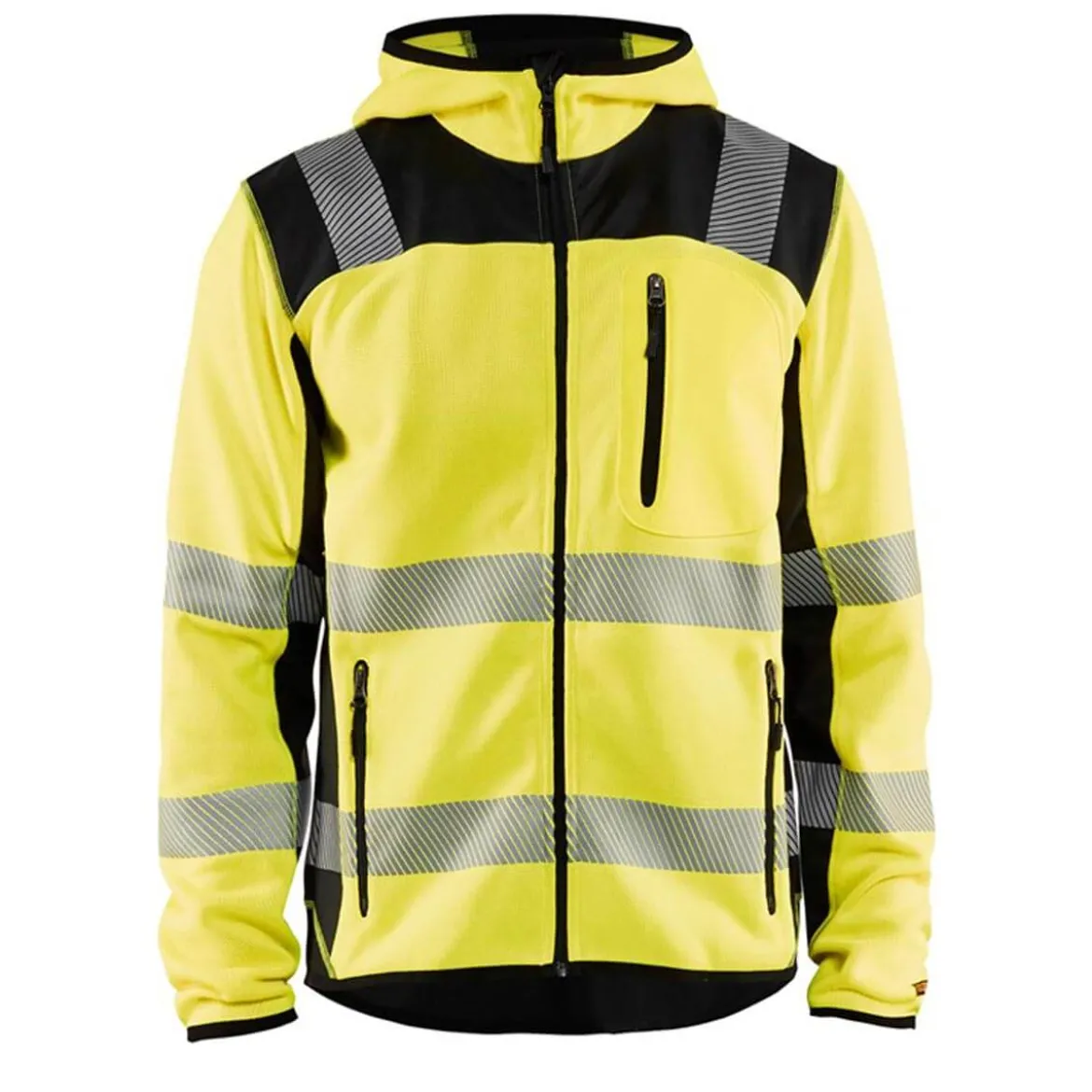 Blakläder Warnschutz Strickjacke mit Reflex Klasse 2