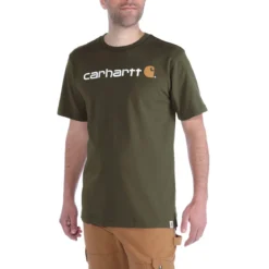 Carhartt Core Logo T-Shirt dicke Qualität