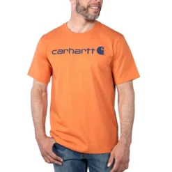 Carhartt Core Logo T-Shirt dicke Qualität