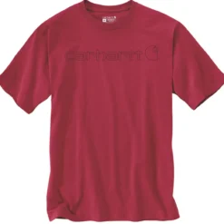 Carhartt Core Logo T-Shirt dicke Qualität