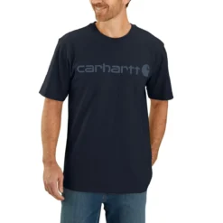 Carhartt Core Logo T-Shirt dicke Qualität