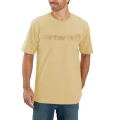 Carhartt Core Logo T-Shirt dicke Qualität