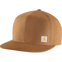 Carhartt FIRM DUCK FLAT BRIM CAP