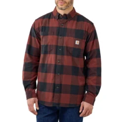 Carhartt Midweight Flannel L/S Plaid Shirt