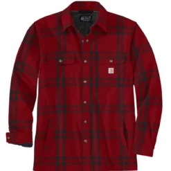 Carhartt Relaxed Fit Flannel Sherpa-Lined Shirt