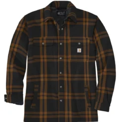 Carhartt Relaxed Fit Flannel Sherpa-Lined Shirt