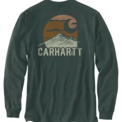 Carhartt Relaxed Fit Longsleeve mit Rückenlogo