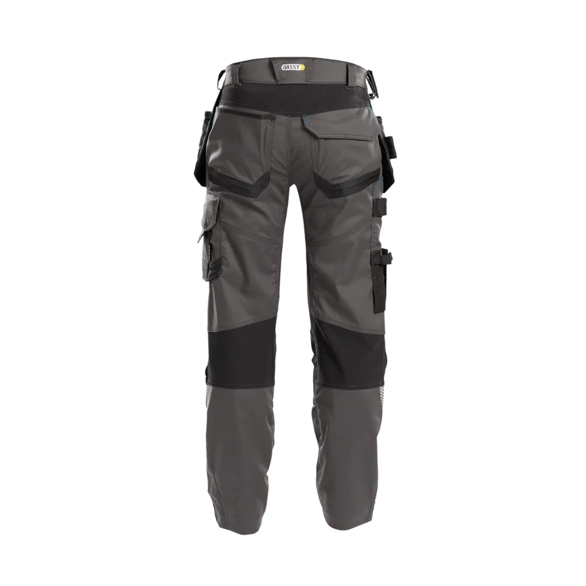 Dassy FLUX Arbeitshose mit Stretch, Holstertaschen und Kniepolstertaschen