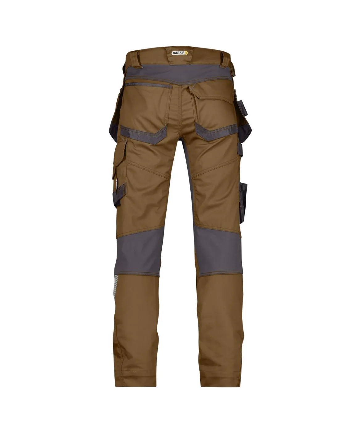 Dassy FLUX Arbeitshose mit Stretch, Holstertaschen und Kniepolstertaschen