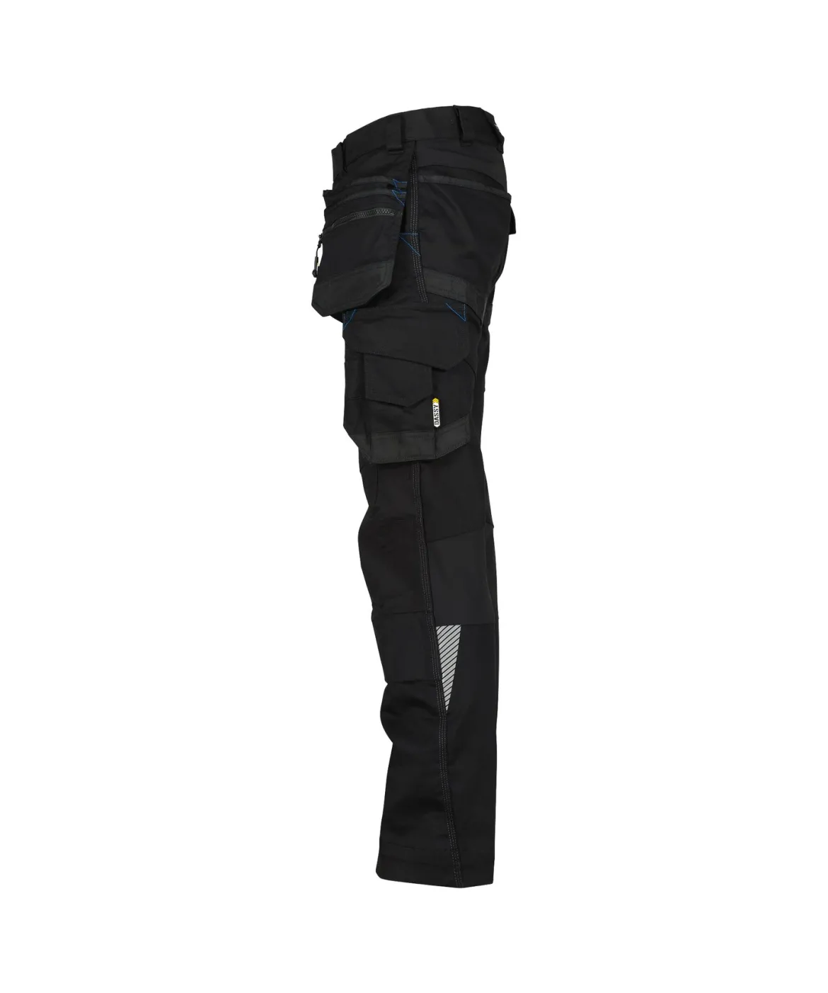 Dassy FLUX Arbeitshose mit Stretch, Holstertaschen und Kniepolstertaschen