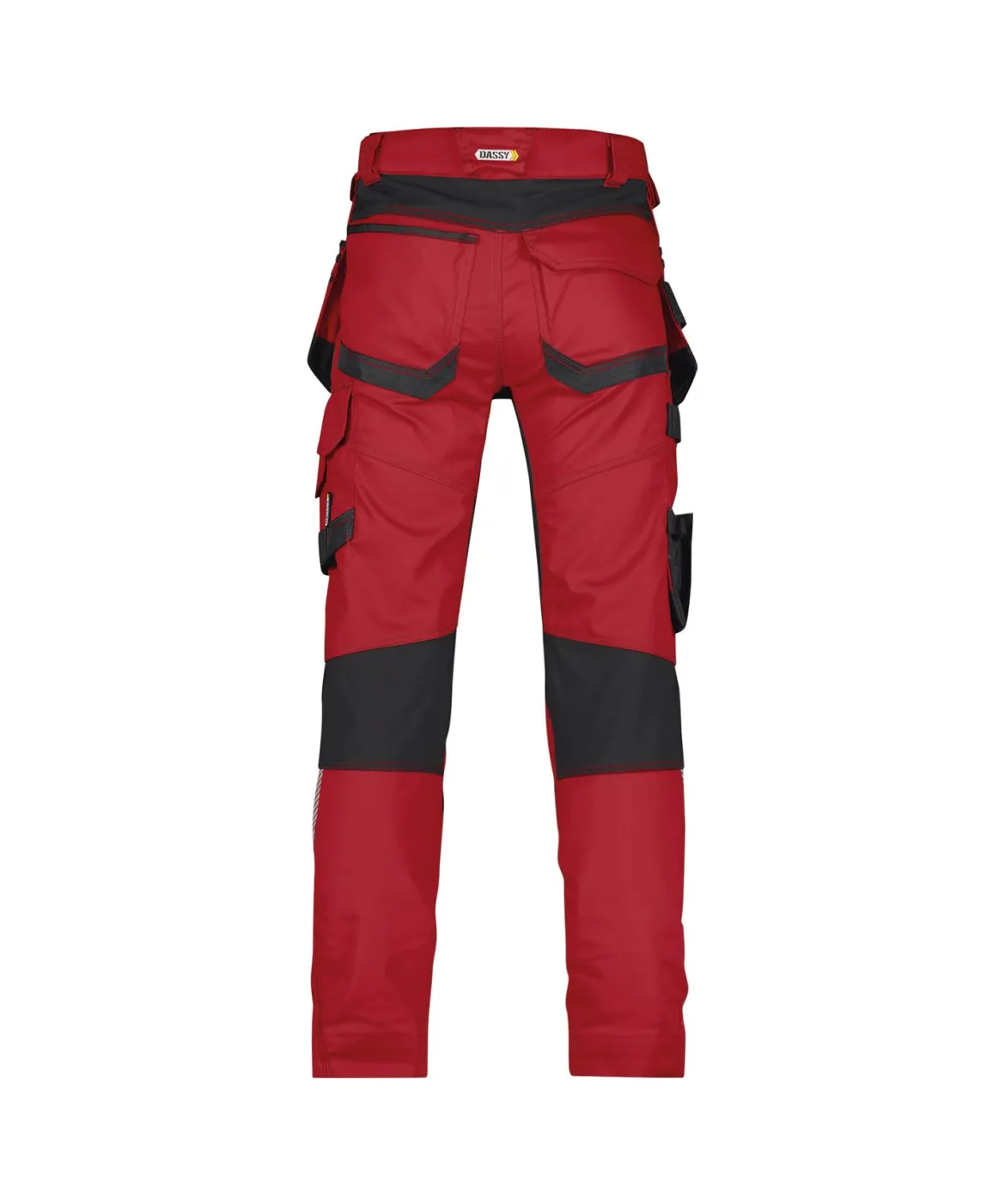 Dassy FLUX Arbeitshose mit Stretch, Holstertaschen und Kniepolstertaschen