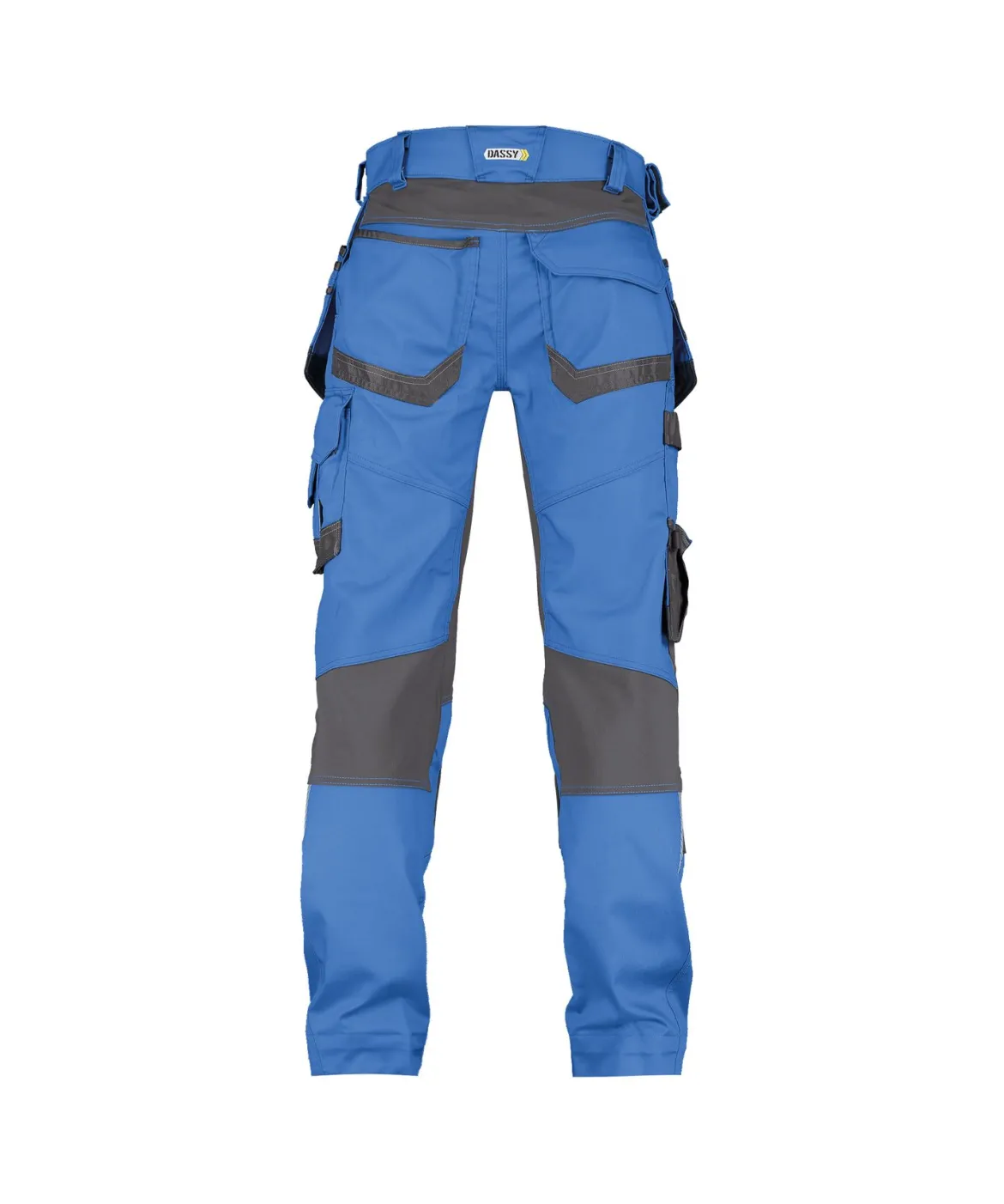 Dassy FLUX Arbeitshose mit Stretch, Holstertaschen und Kniepolstertaschen