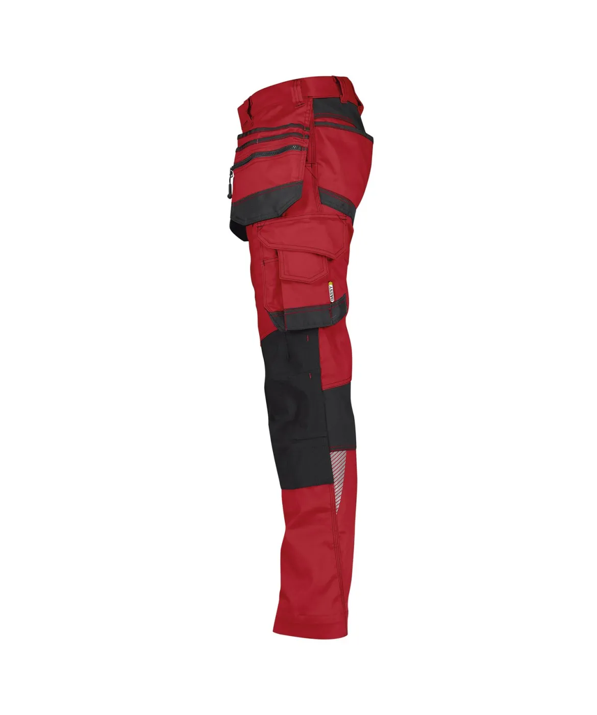 Dassy FLUX Arbeitshose mit Stretch, Holstertaschen und Kniepolstertaschen