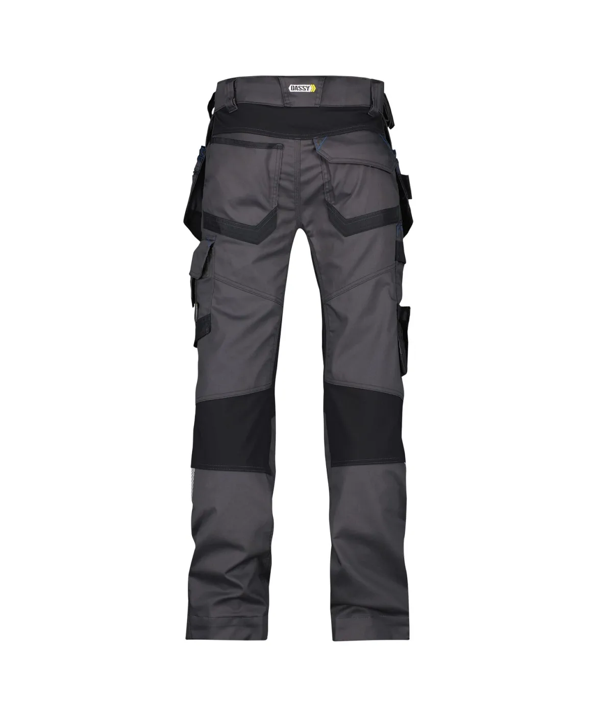 Dassy FLUX Arbeitshose mit Stretch, Holstertaschen und Kniepolstertaschen