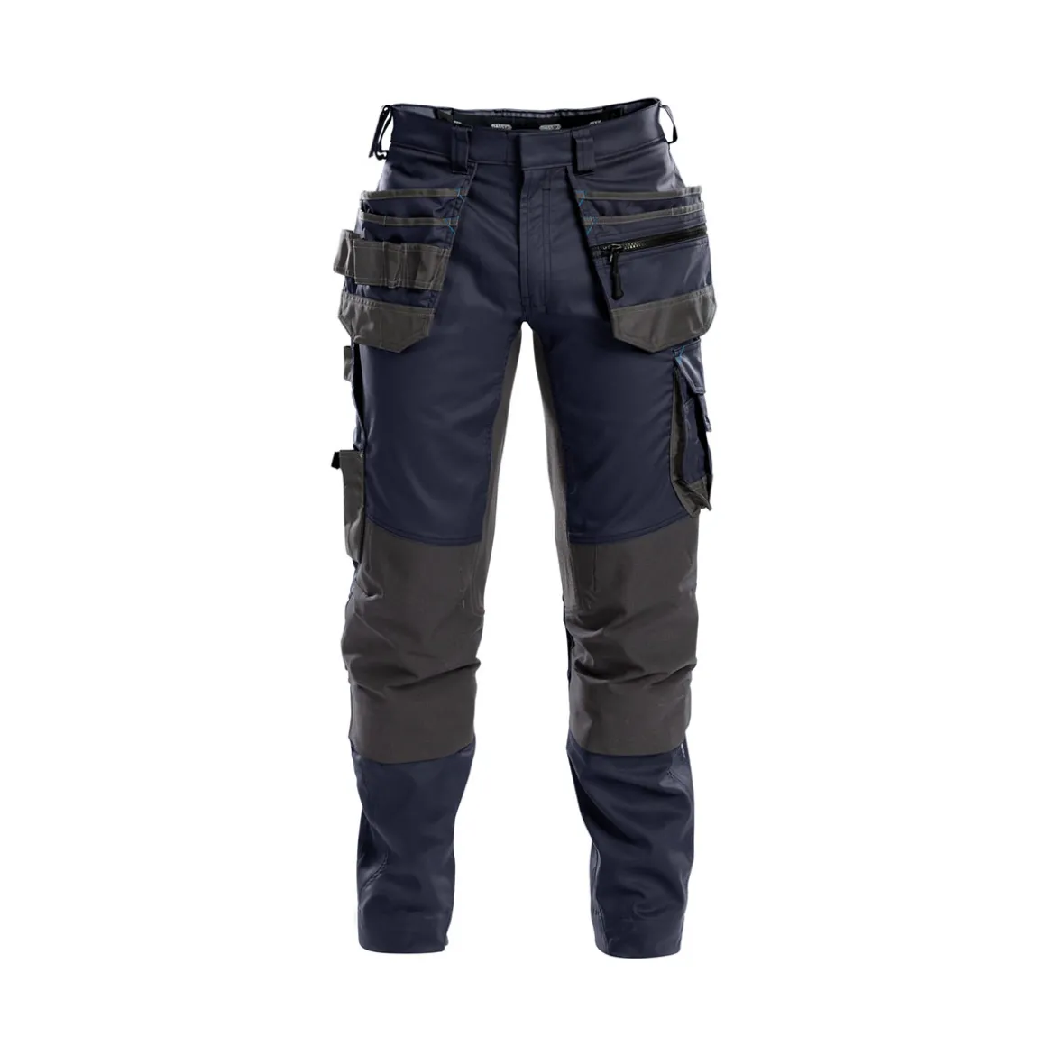 Dassy FLUX Arbeitshose mit Stretch, Holstertaschen und Kniepolstertaschen